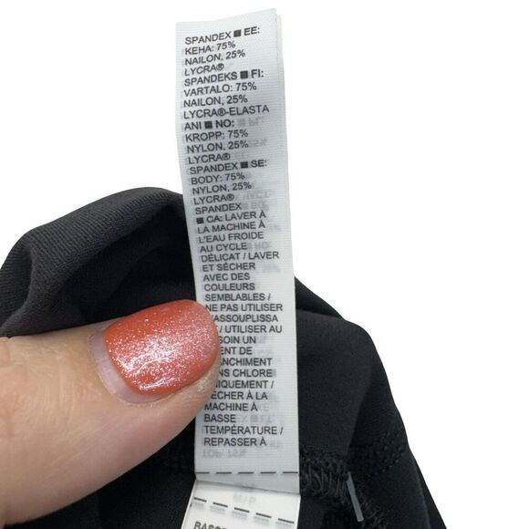 Athleta Transcend Slim Pant Womens size M 32" Nylon Stretch Black - Picture 6 of 11